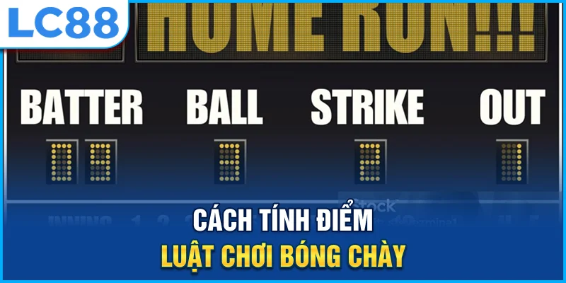 Cách tính điểm luật chơi bóng chày